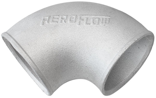 Aeroflow 2.5" Tight Radius Cast 90 Degree Elbow - Natural Finish